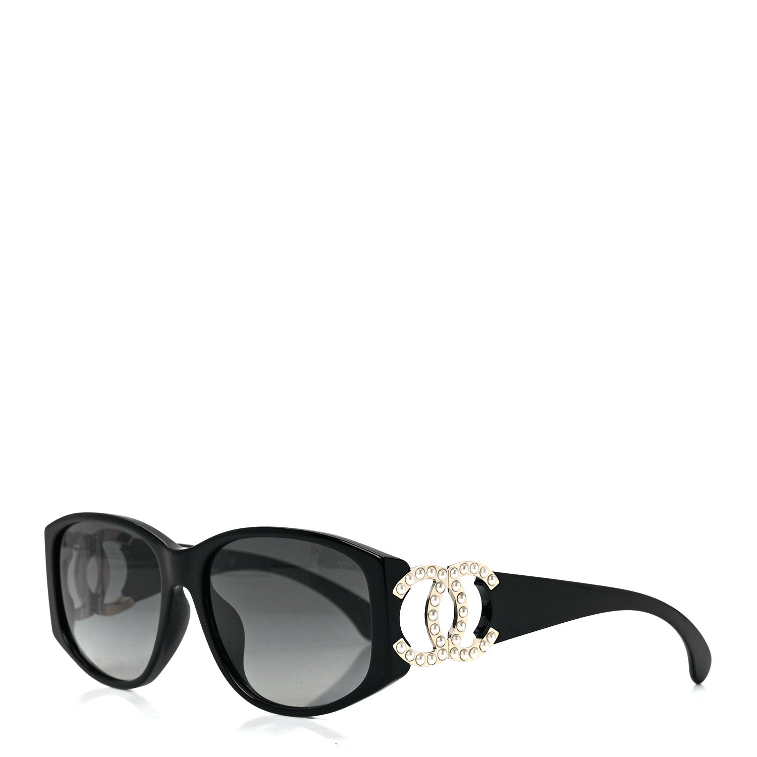 Chanel Pearl CC Sunglasses 71498-A Black 1 of 8