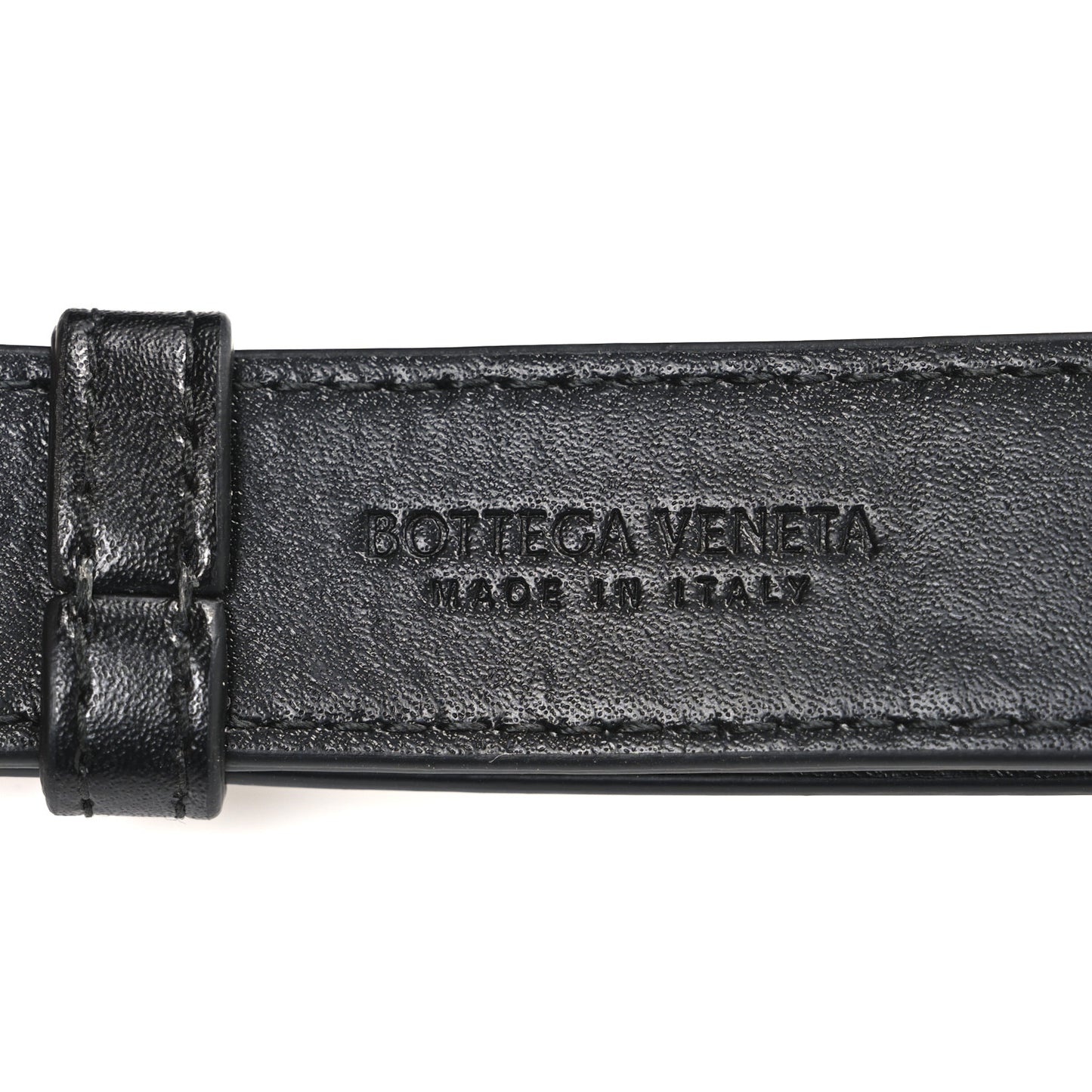 Nappa Maxi Intreccio The Belt Cassette Bag Black