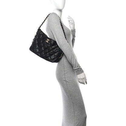 Chanel Caviar Quilted Daylight Hobo Black 2 of 11