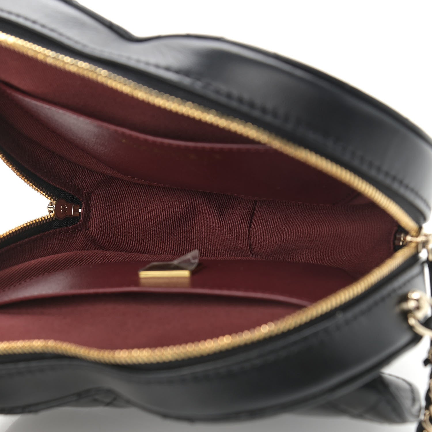 Chanel Lambskin Quilted CC In Love Heart Bag Black 5 of 10