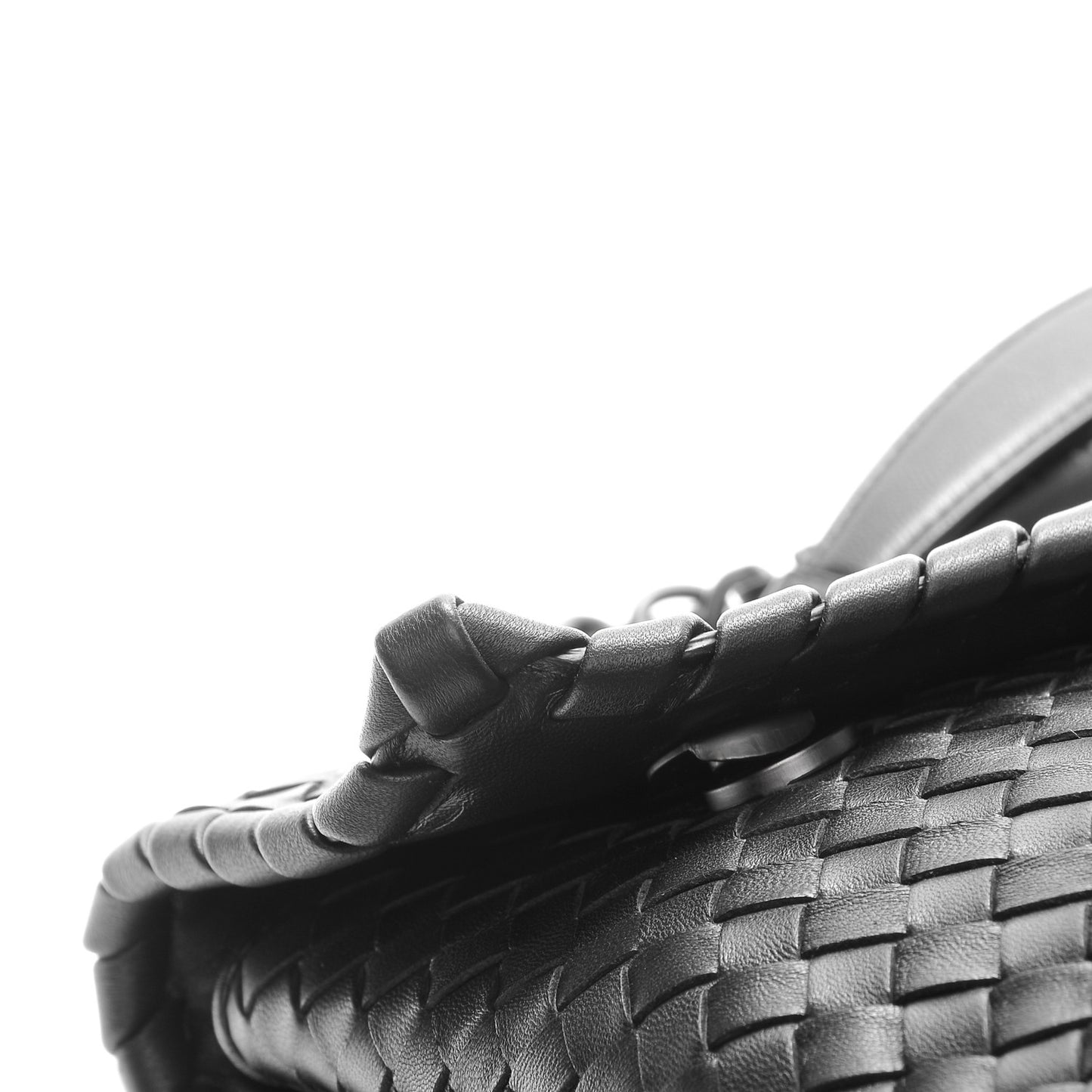 Nappa Intrecciato Medium Olimpia Bag Nero Black