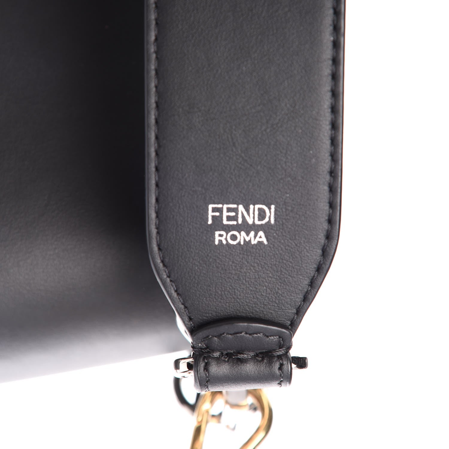 Fendi Vitello Century Opaco F is Fendi Kan I Shoulder Bag Black 11 of 17