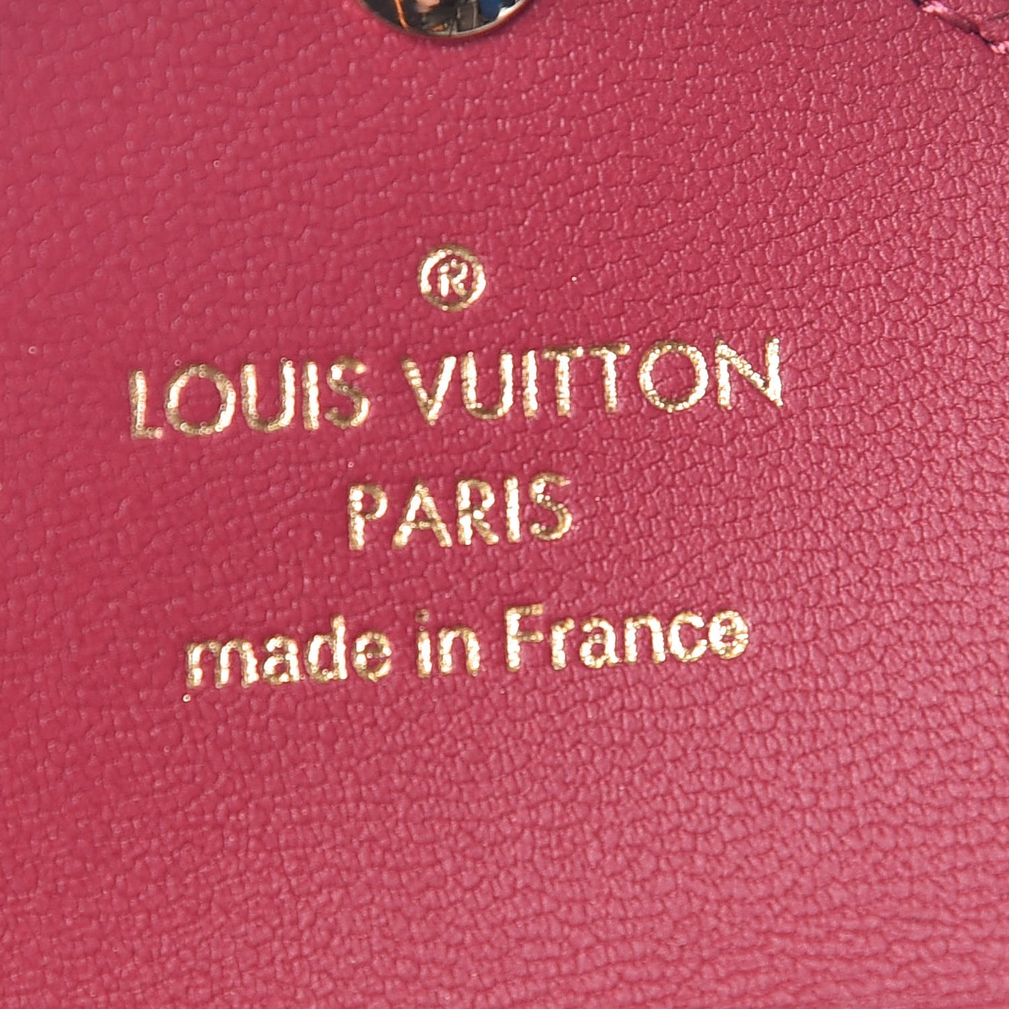 Monogram Small Kirigami Pochette Insert Fuchsia