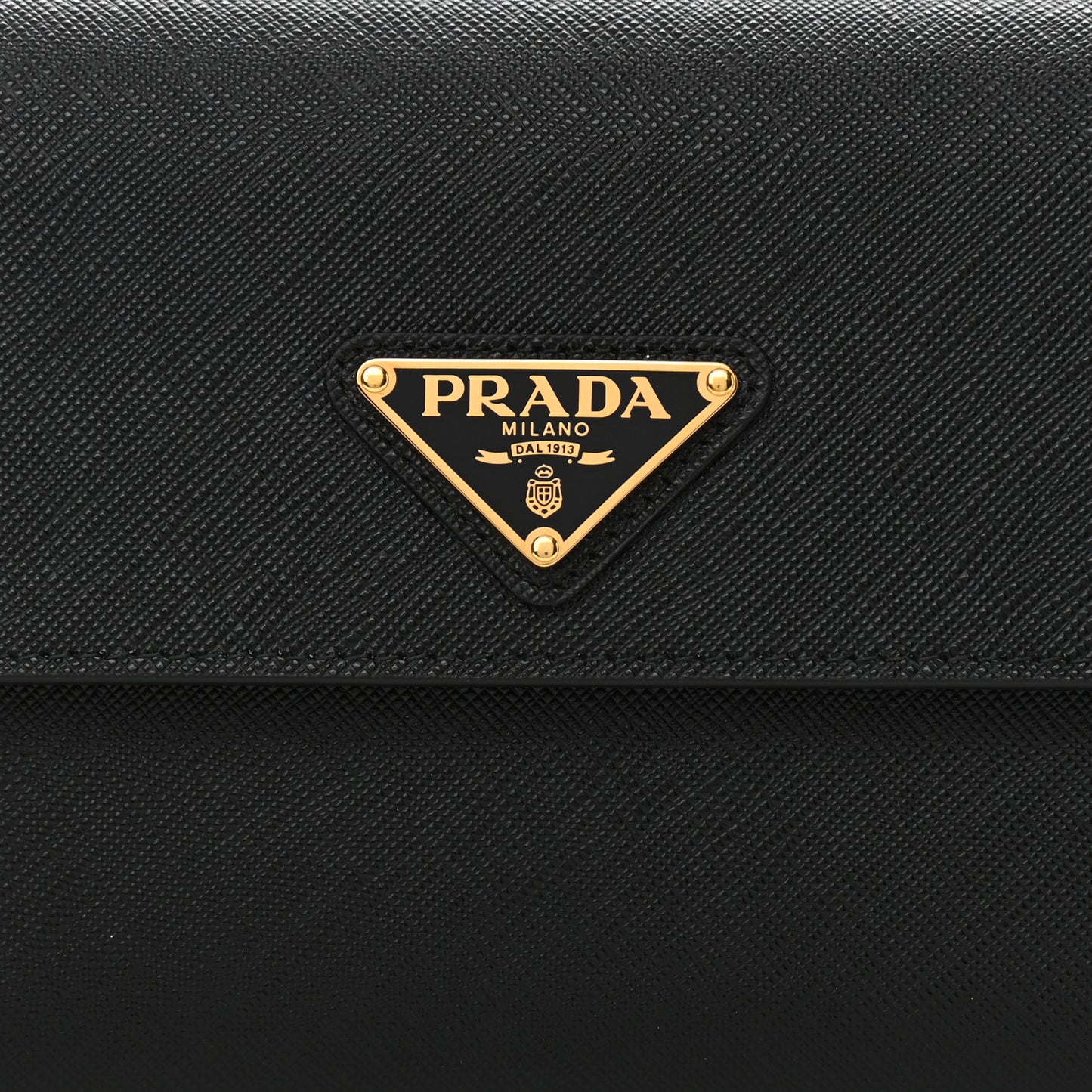 Saffiano Wallet With Shoulder Strap Black