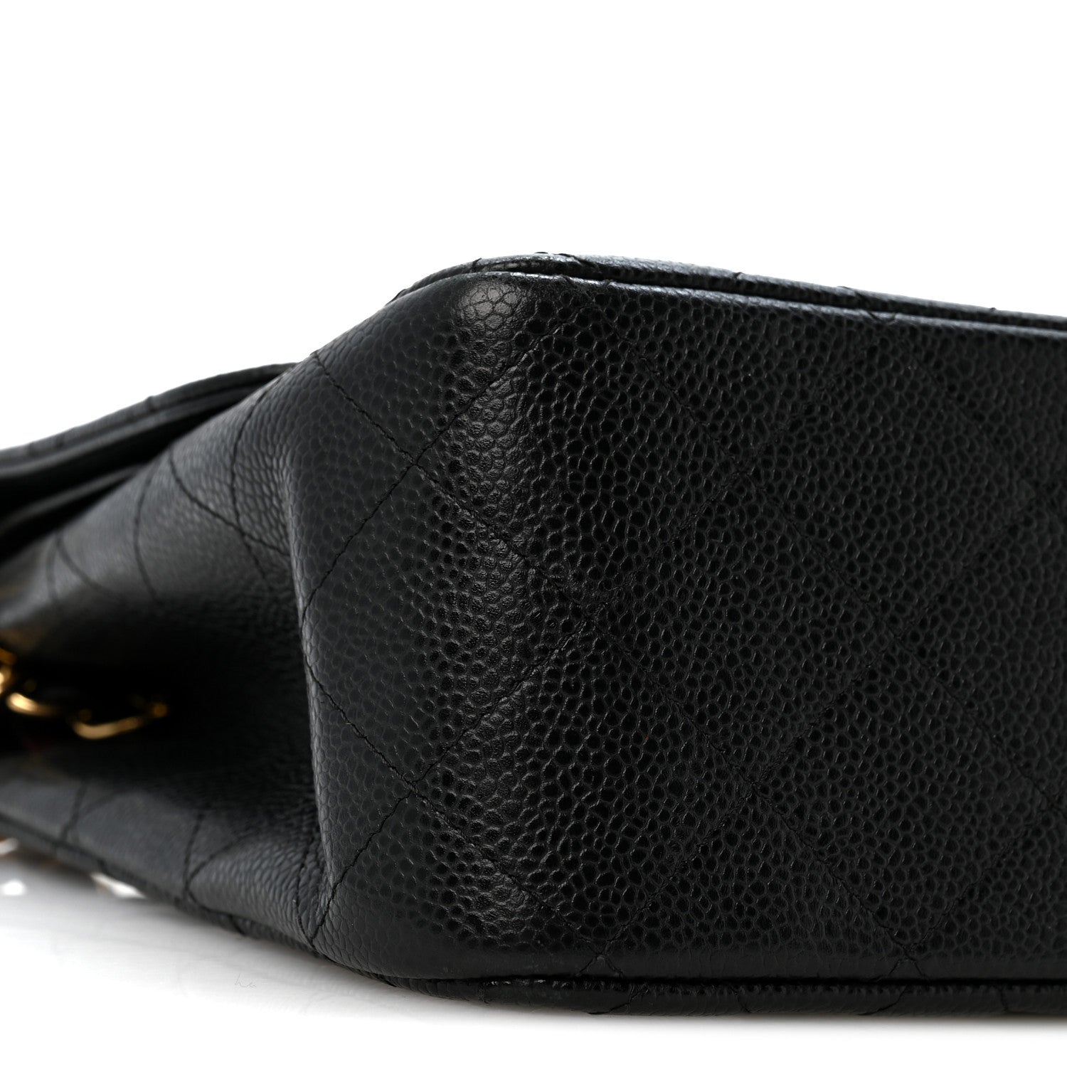 Chanel Caviar Quilted Jumbo Double Flap Black 9 of 13