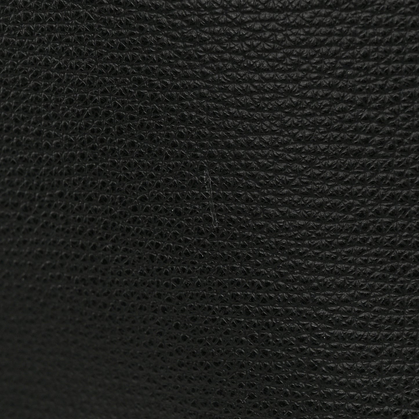 Grainy Calfskin Haymarket Check Medium Reversible Tote Black