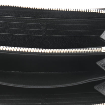 Louis Vuitton Calfskin Zippy Lockme Wallet Black 5 of 8