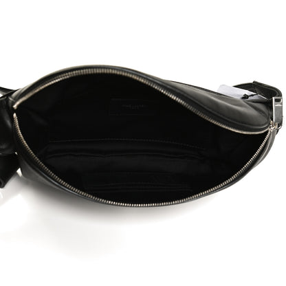 Saint Laurent Calfskin Monogram Belt Bag Black 5 of 10
