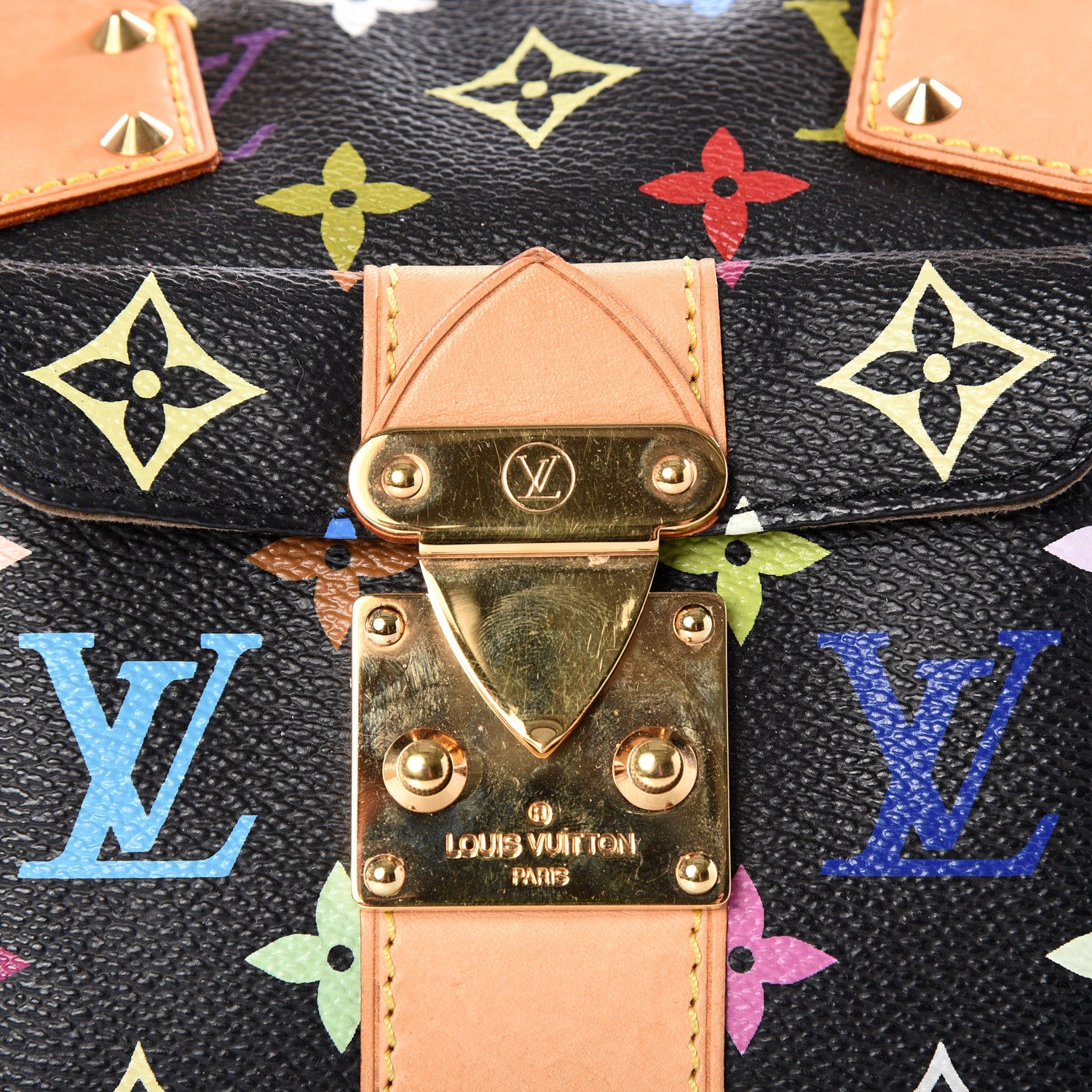 Louis Vuitton Monogram Multicolor Speedy 30 Black 8 of 12