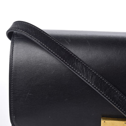 Celine Box Calfskin Medium Classic Box Flap Bag Black 12 of 18