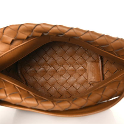 Bottega Veneta Nappa Intrecciato Tie Shoulder Bag Caramel 5 of 8