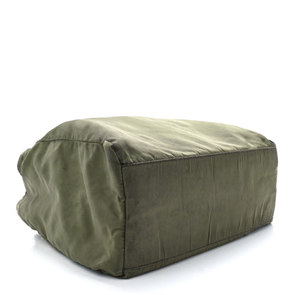 Prada Tessuto Nylon Tote Green 3 of 11