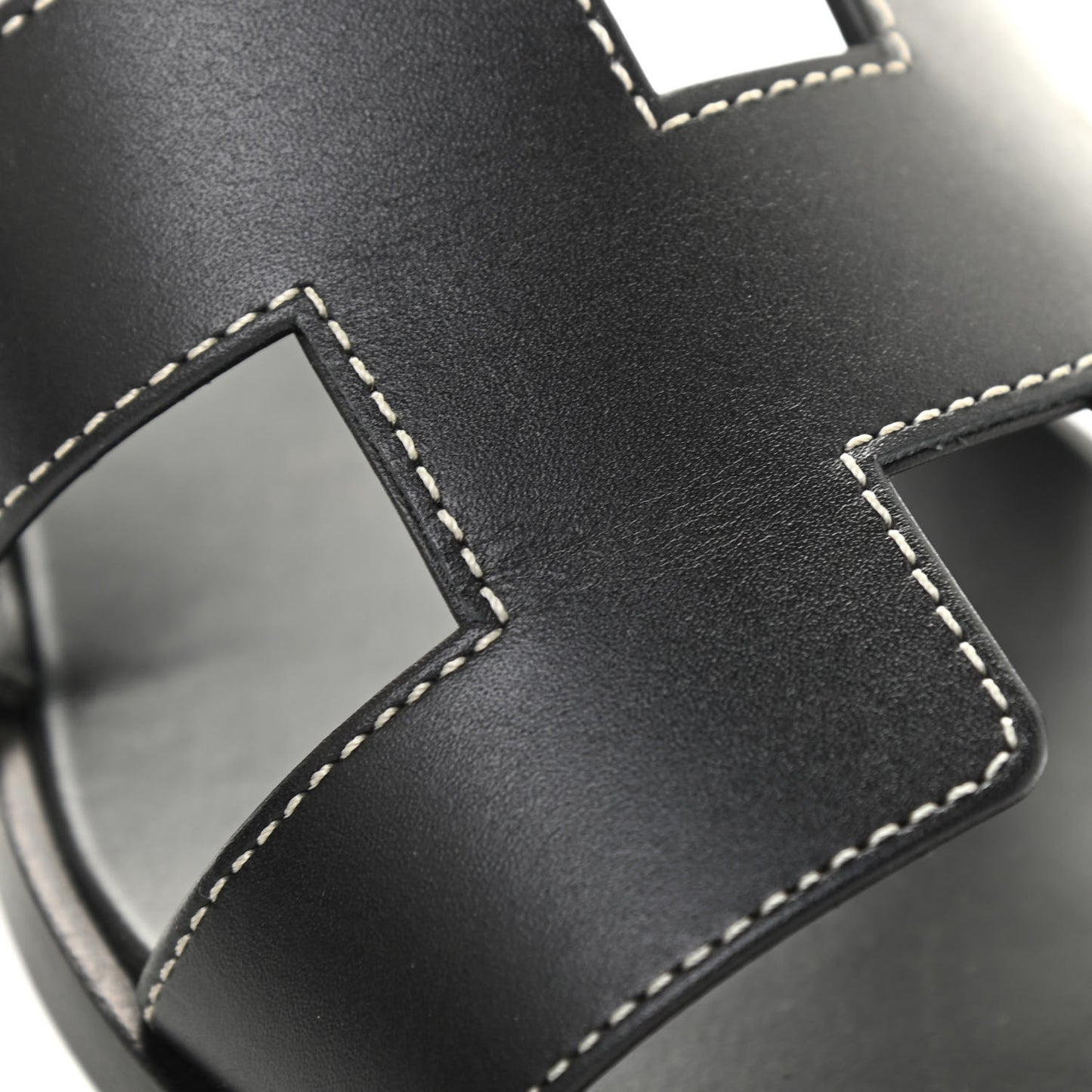 Box Calfskin Oran Sandals 39.5 Black