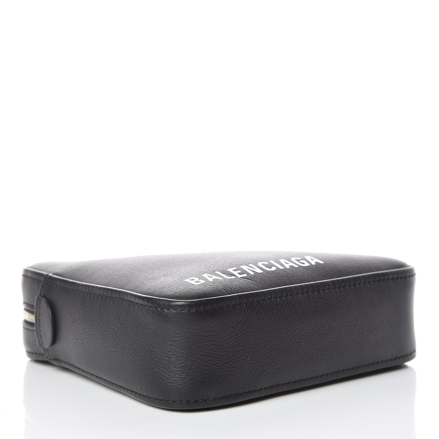 Calfskin S Triangle Duffle Black