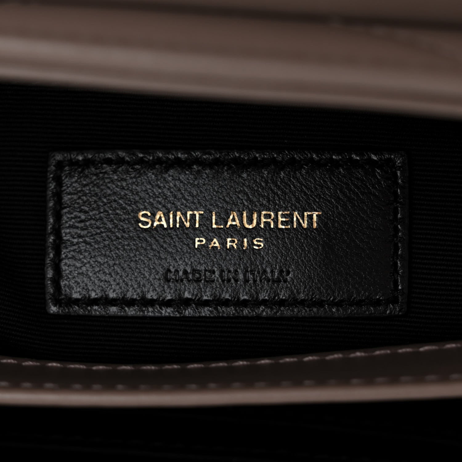 Saint Laurent Calfskin Y Quilted Monogram Toy Loulou Crossbody Bag Taupe 7 of 12