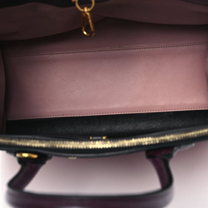 Louis Vuitton Calfskin City Steamer MM Magnolia Black 5 of 13