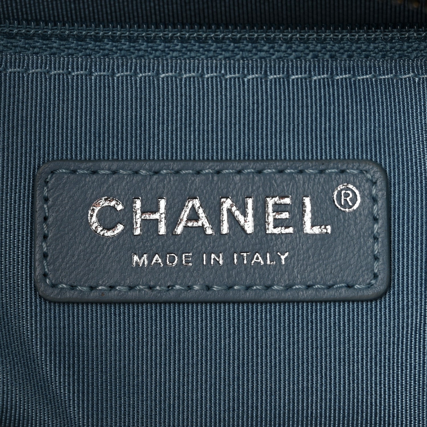 Chanel Patent Goatskin Quilted Medium Gabrielle Hobo Blue 6 of 12