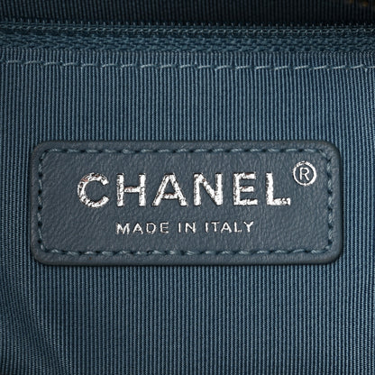Chanel Patent Goatskin Quilted Medium Gabrielle Hobo Blue 6 of 12