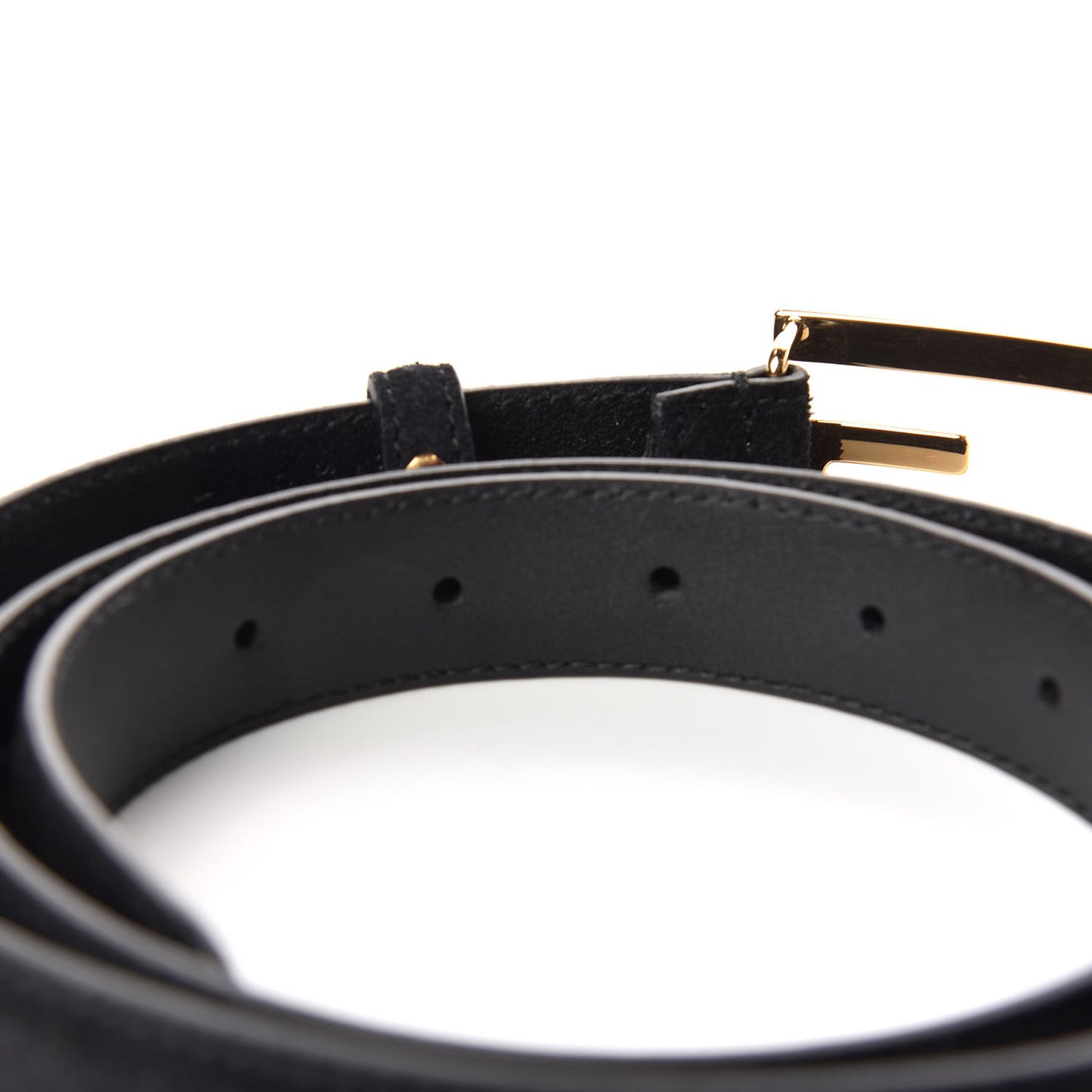 Suede Icaro G Cube 25mm Belt 85 34 Black