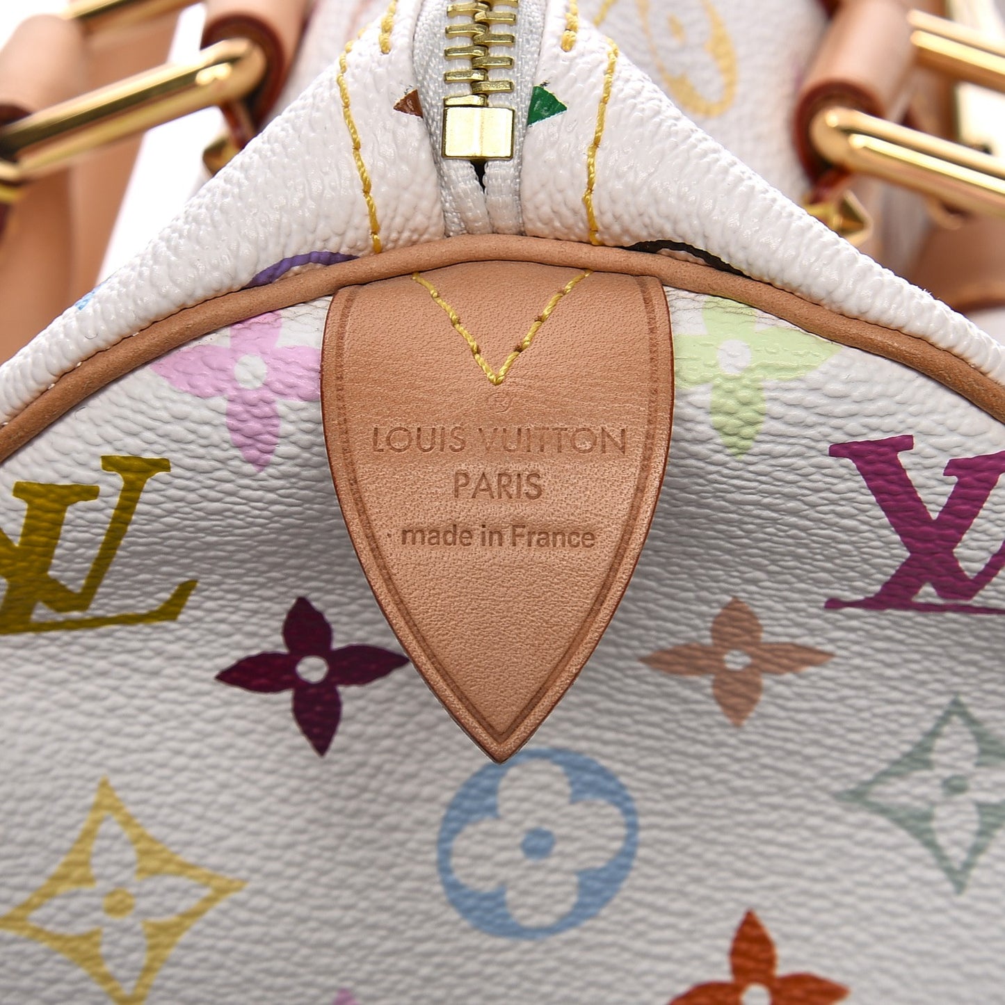Monogram Multicolor Speedy 30 White