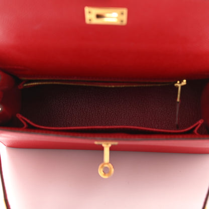 Hermes Epsom Kelly Sellier 25 Rouge Casaque 5 of 14