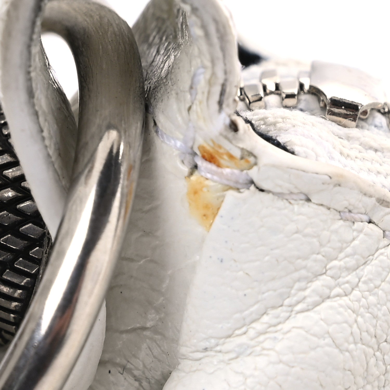 Balenciaga Agneau Arena Le Cagole Shoulder Bag XS Optic White 11 of 15