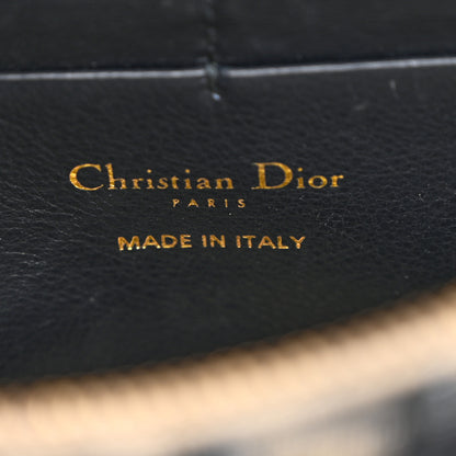 Christian Dior Oblique Saddle Chain Pouch Blue 6 of 10