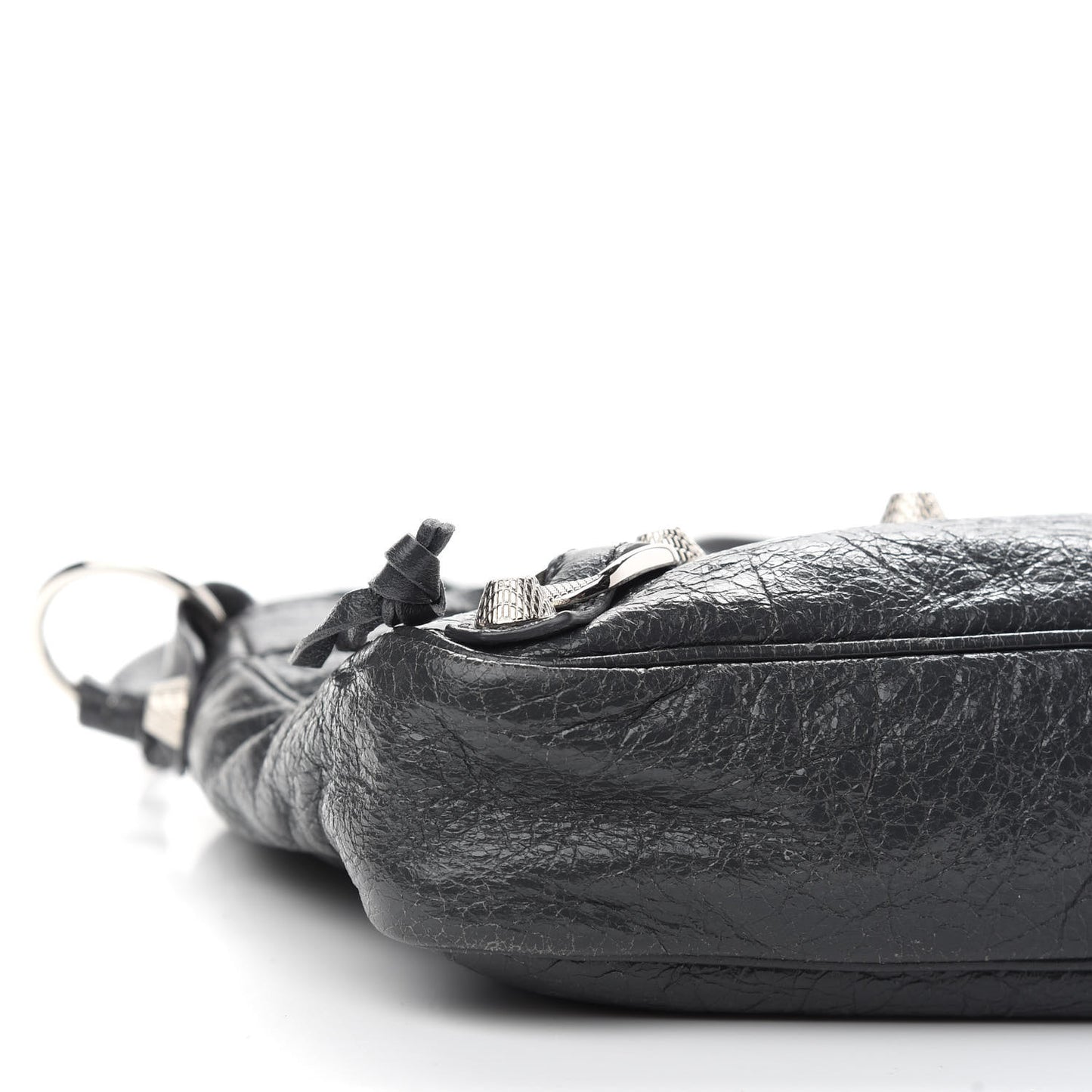 Agneau Giant 12 Silver Hardware Hip Gris Fossile