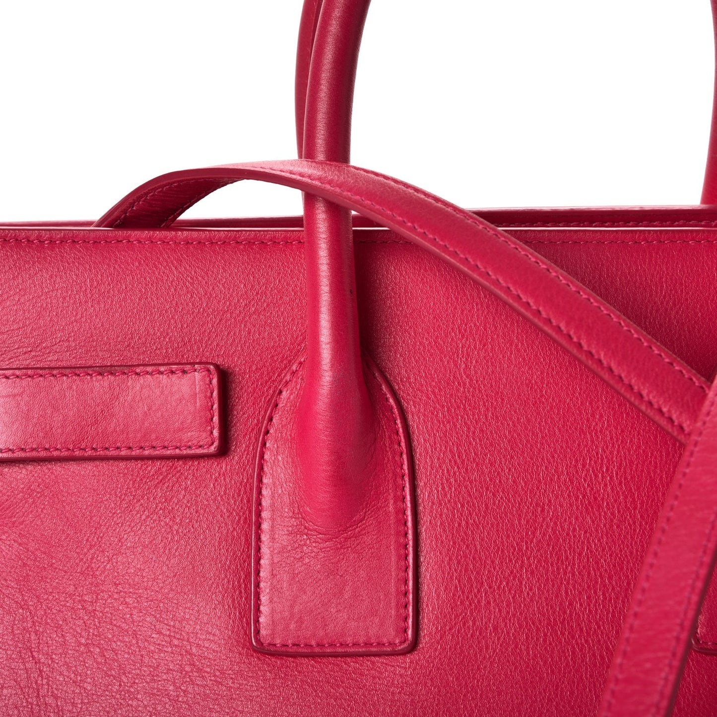 Calfskin Small Sac De Jour Lipstick Fuchsia