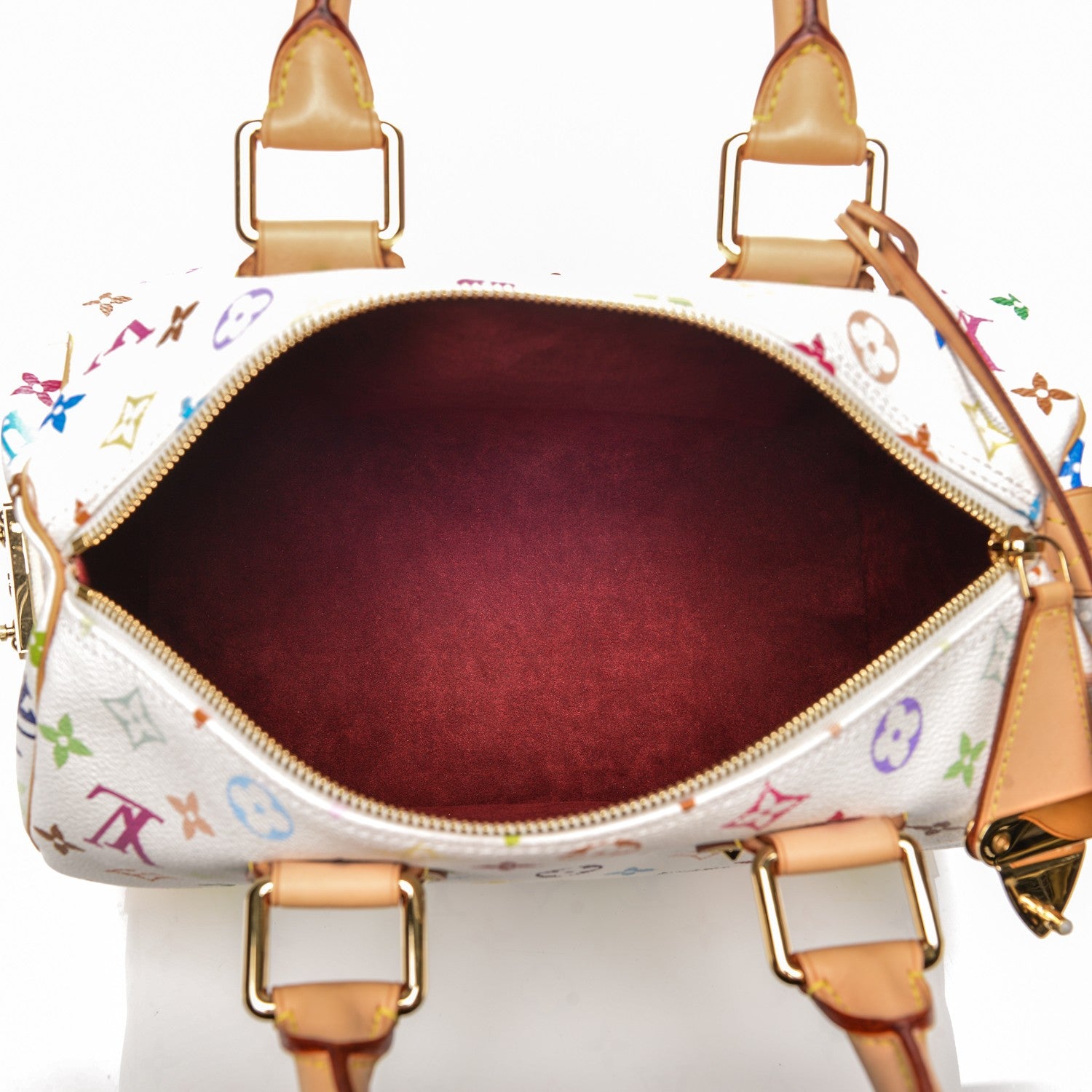 Louis Vuitton Monogram Multicolor Speedy 30 White 8 of 8