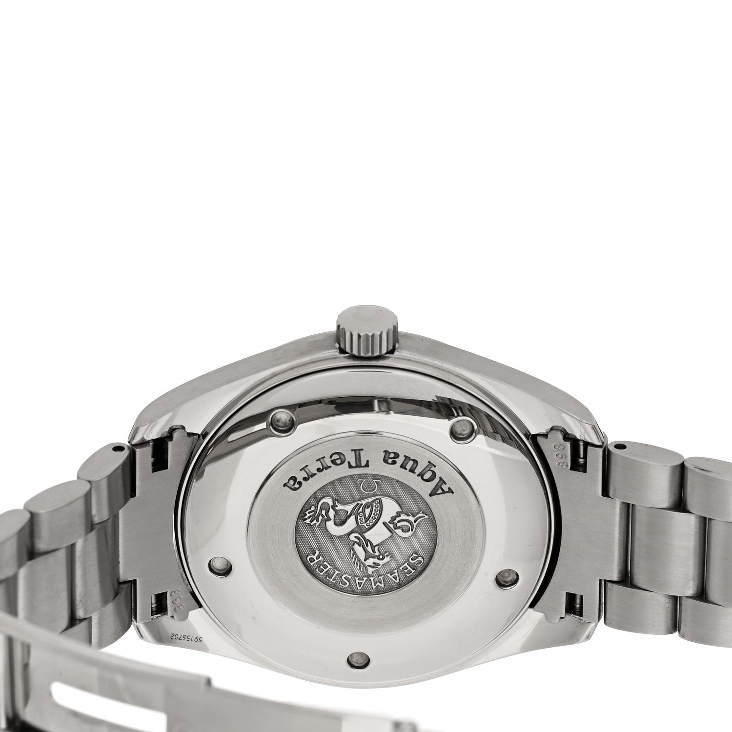 Omega Stainless Steel 39mm Seamaster Aqua Terra Quartz Watch 2517.30 4 of 4