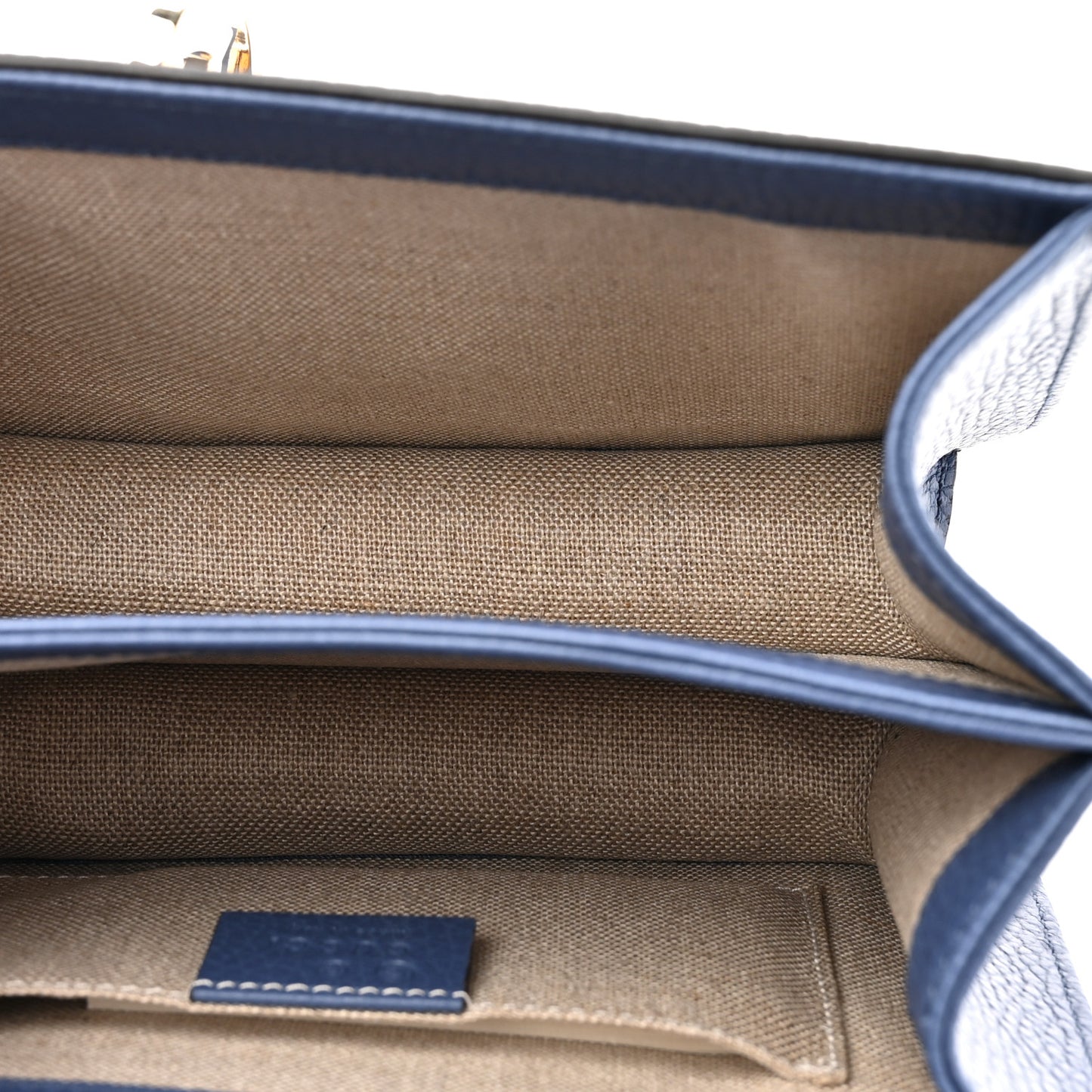 Dollar Calfskin Small Interlocking G Shoulder Bag Caspian