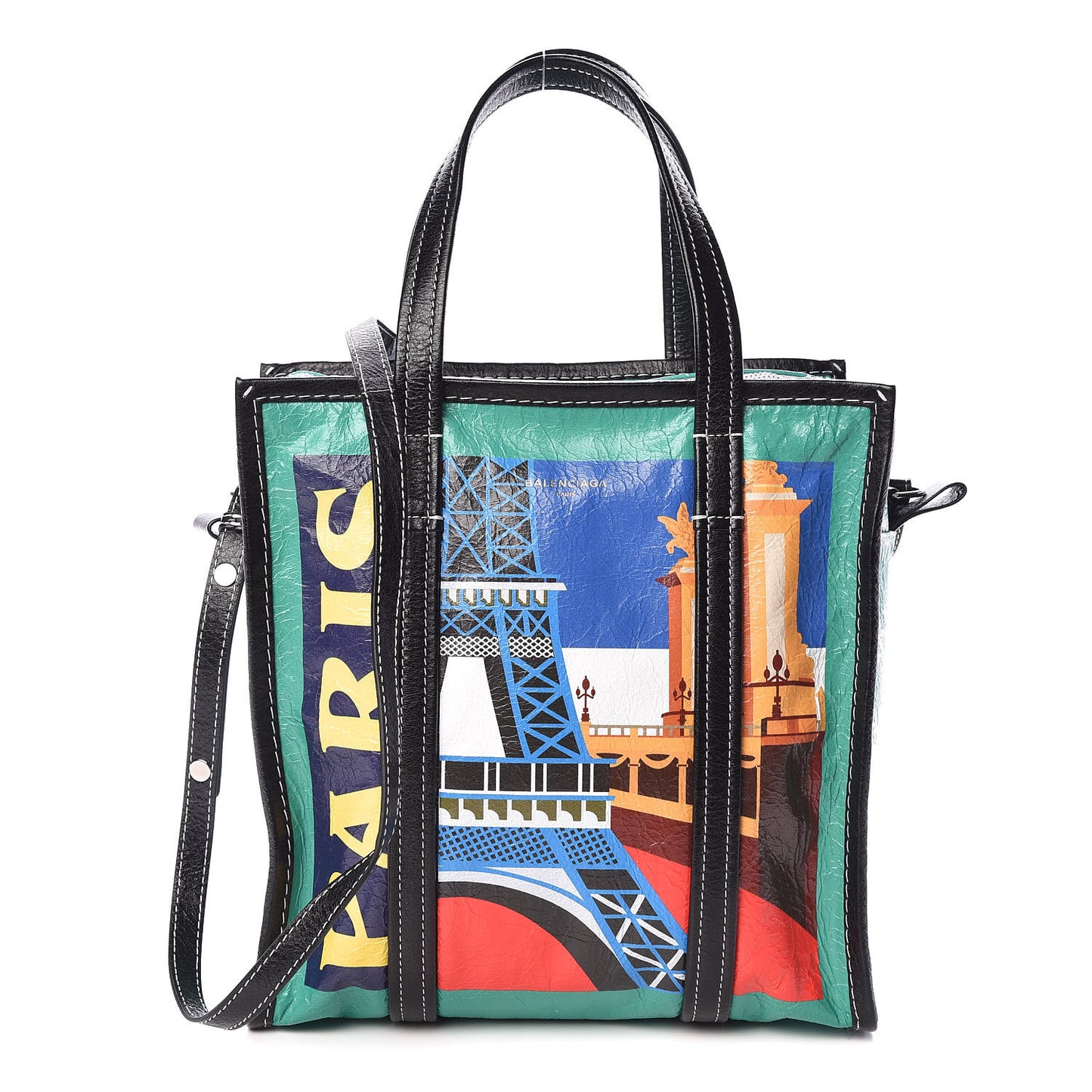 Agneau Arena Paris Print S Bazar Shopper Tote