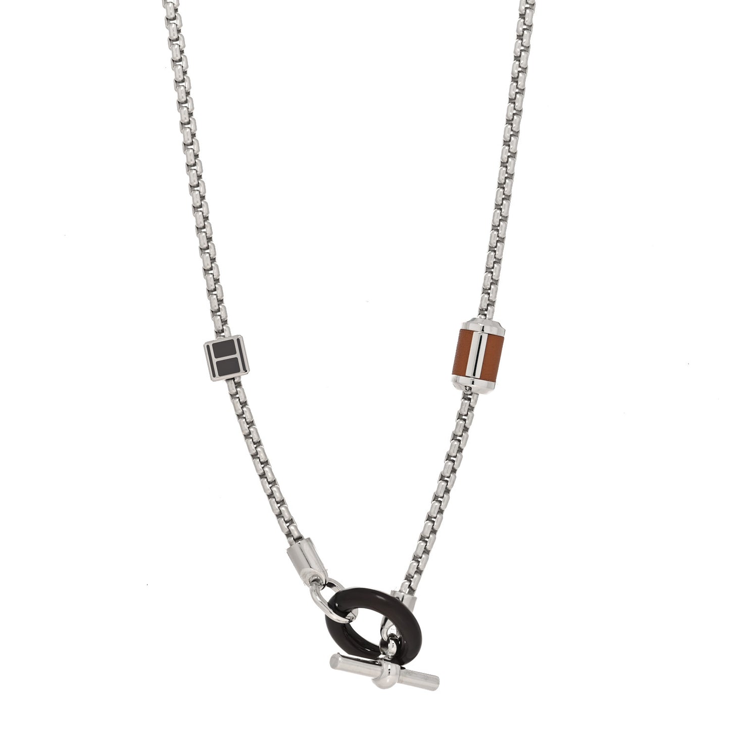 Palladium Buffalo Horn Swift Meli-Melo Necklace