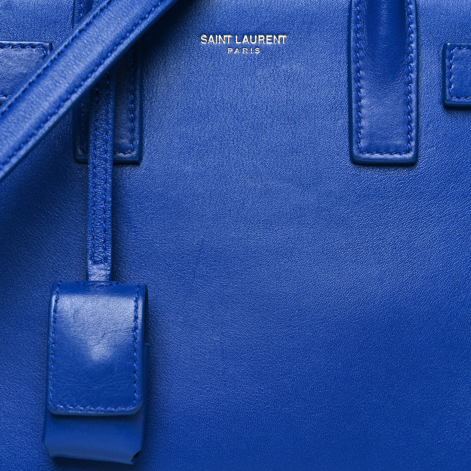 Saint Laurent Calfskin Nano Sac De Jour Royal Blue 7 of 11