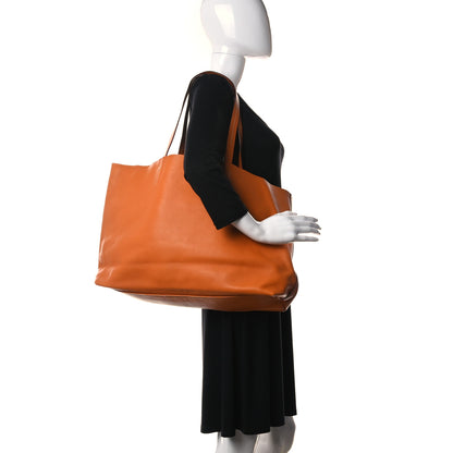 Prada Vitello Daino Tote Papaya 2 of 15