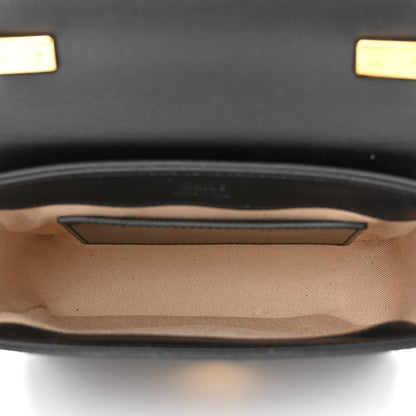 Chloe Shiny Calfskin Suede Mini C Double Carry Black 5 of 10