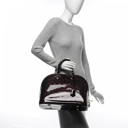 Louis Vuitton Vernis Alma GM Amarante 2 of 8
