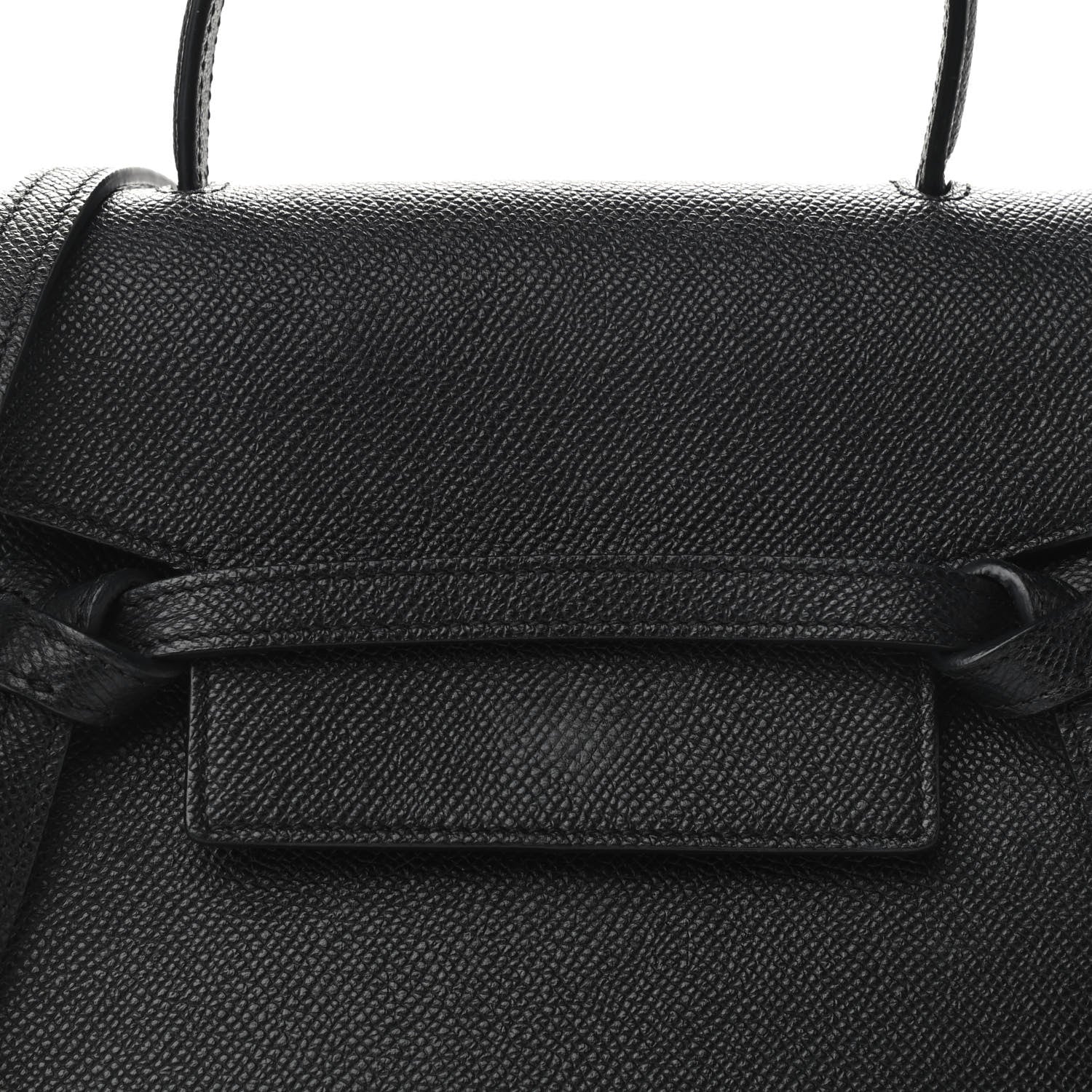 Celine Grained Calfskin Nano Belt Bag Black 7 of 10