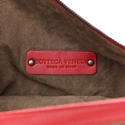 Bottega Veneta Nappa Intrecciato Small Shoulder Bag Red 5 of 11