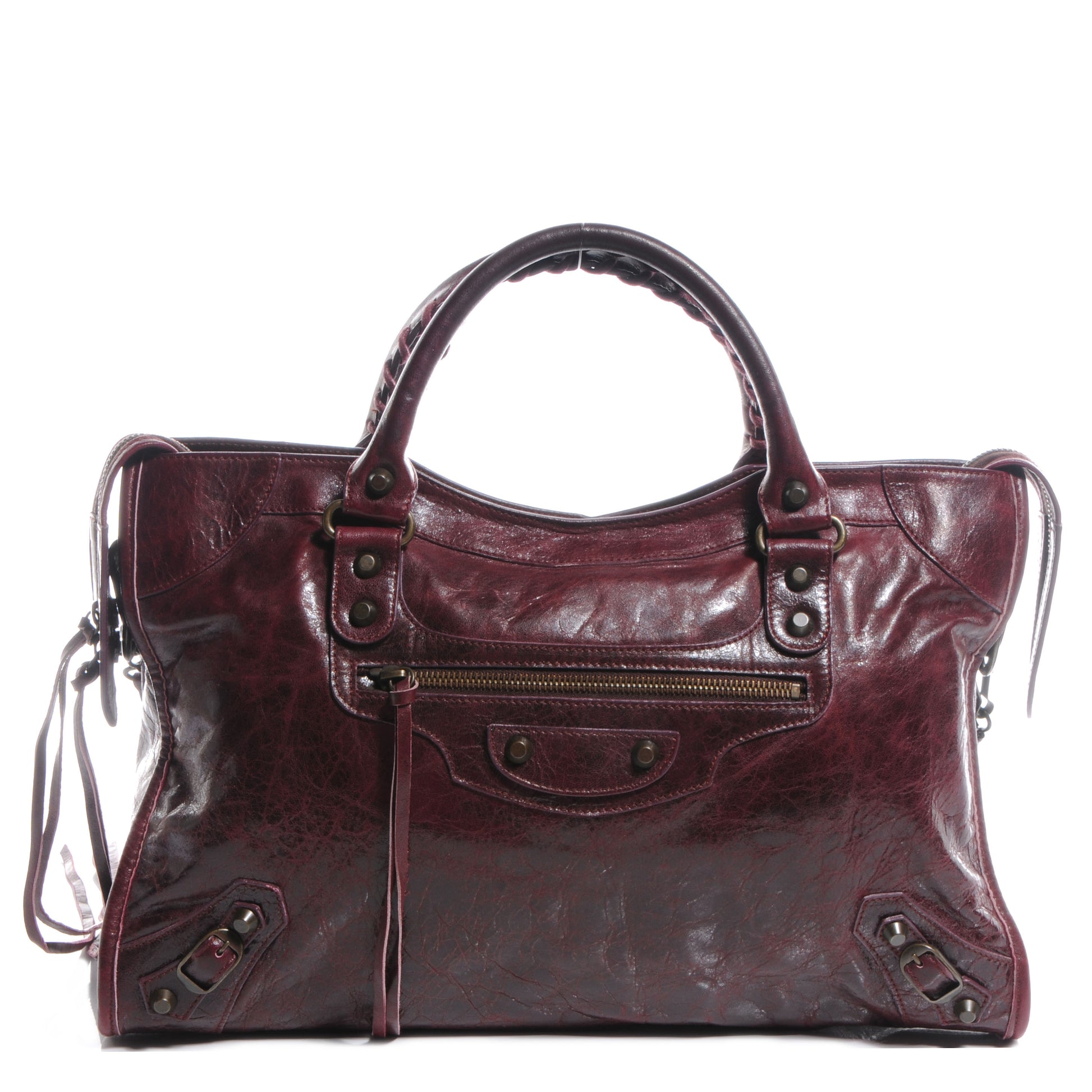 Balenciaga Chevre City Bordeaux 1 of 9