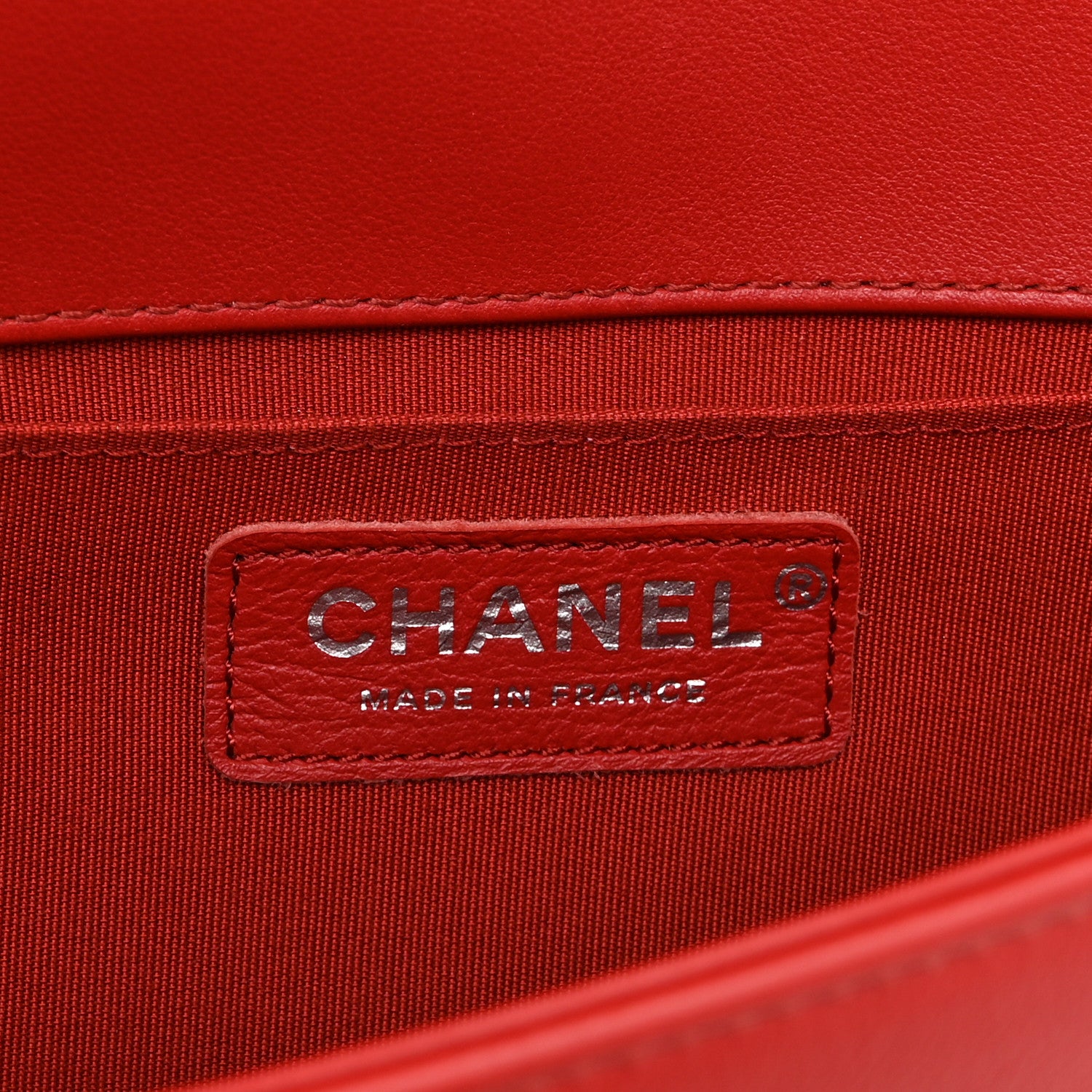 Chanel Calfskin Quilted Medium Boy Flap Red 6 of 10