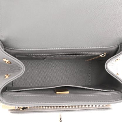 Chanel Caviar Quilted Small Business Affinity Flap Grey 5 of 11