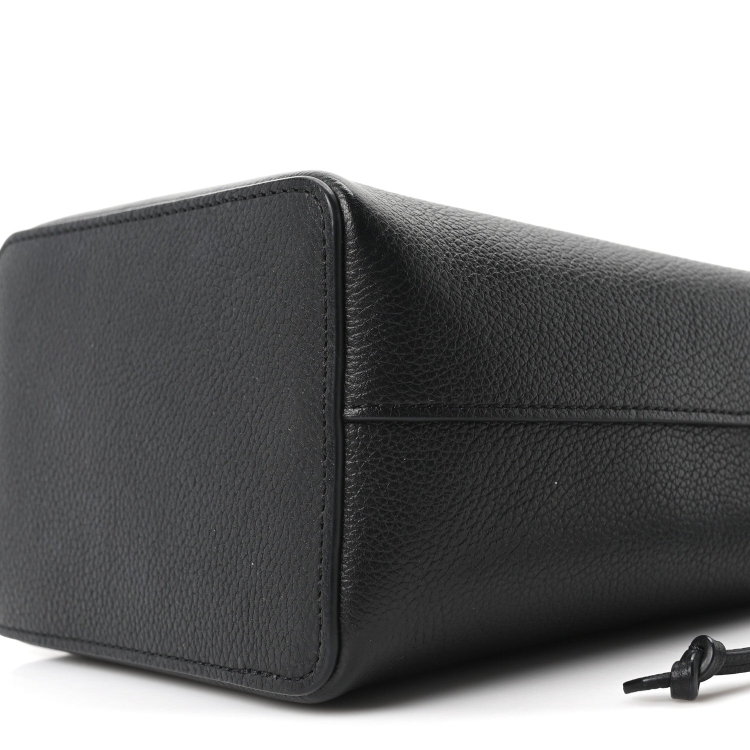 Louis Vuitton Calfskin Nano Lockme Bucket Black 8 of 8