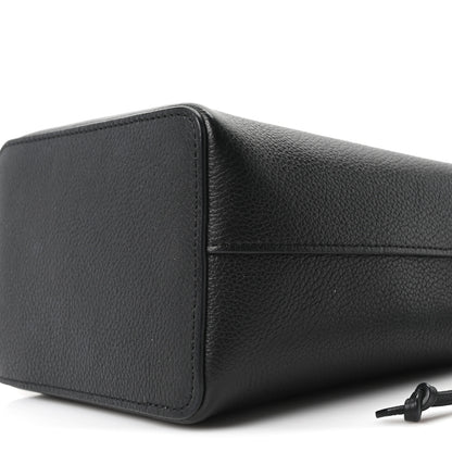 Louis Vuitton Calfskin Nano Lockme Bucket Black 8 of 8