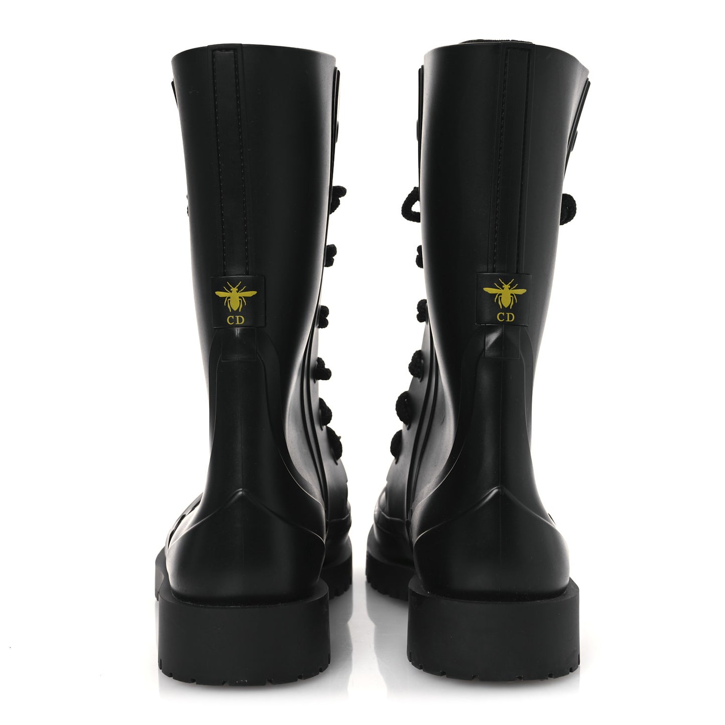 Rubber Diorcamp Low Boots 42 Black
