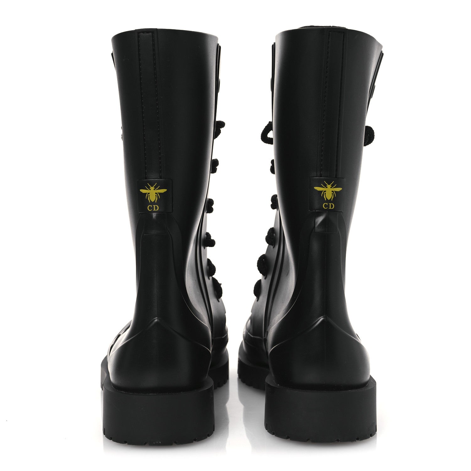 Christian Dior Rubber Diorcamp Low Boots 42 Black 6 of 12