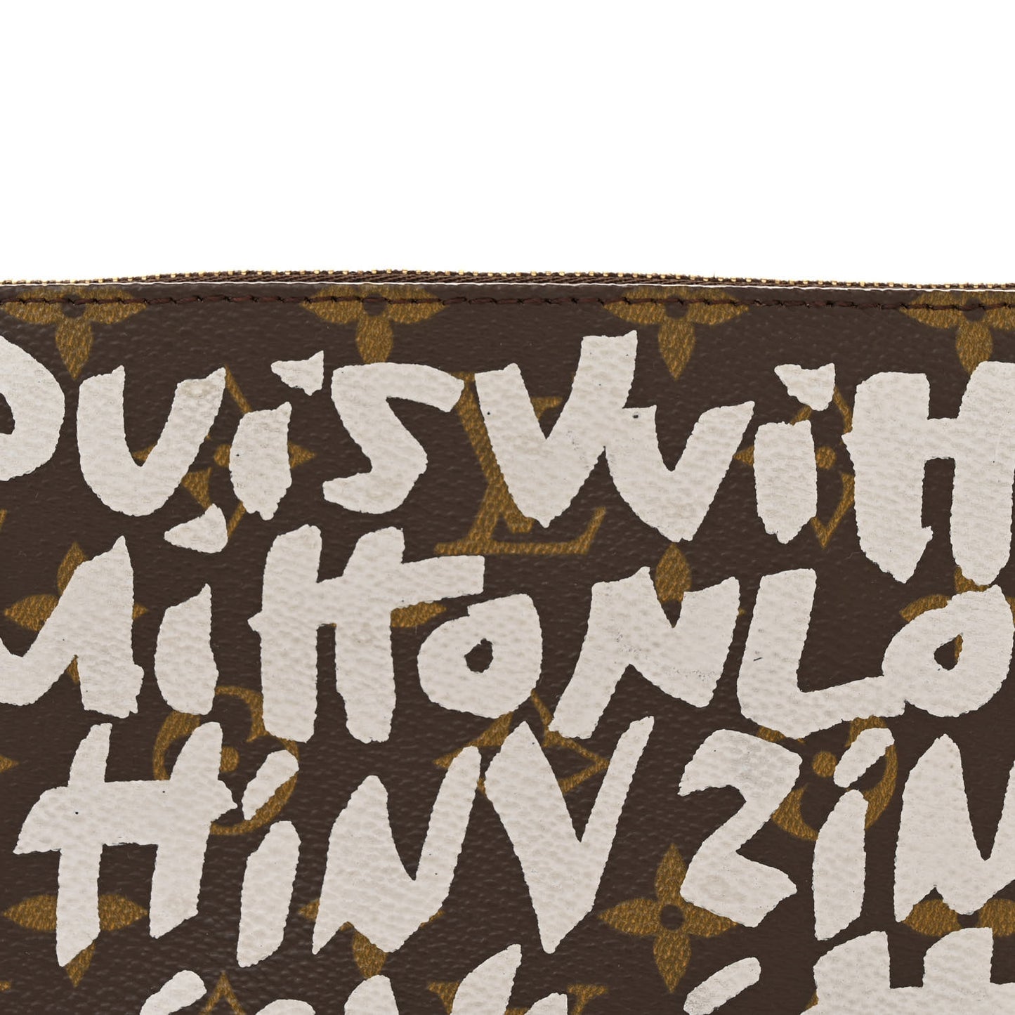 Monogram Graffiti Pochette Accessories Silver