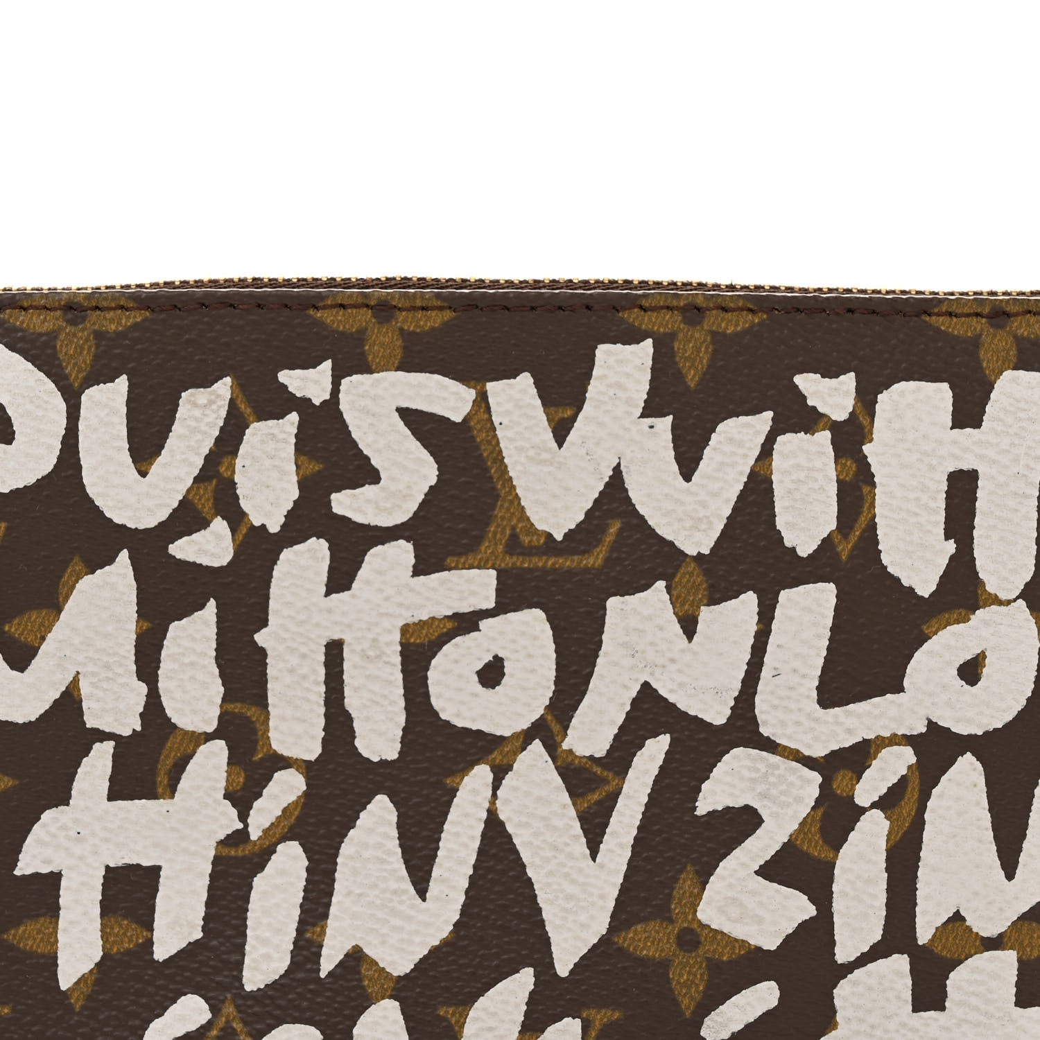 Louis Vuitton Monogram Graffiti Pochette Accessories Silver 8 of 10