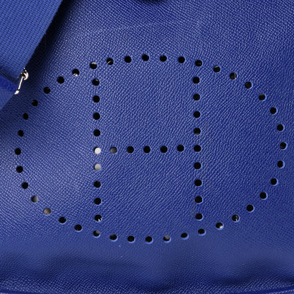 Hermes Epsom Evelyne III PM Bleu Electrique 9 of 12